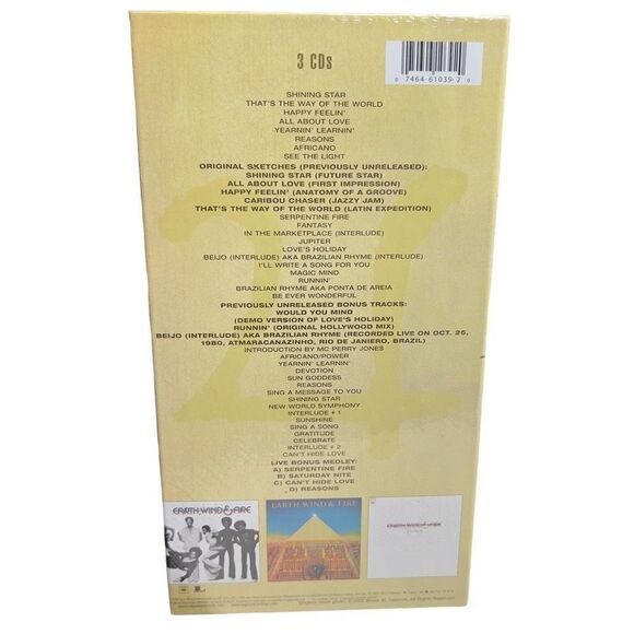 Earth, Wind & Fire The Collection 3 CD set SEALED NEW! Vintage Collectible - Picture 2 of 2